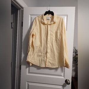 Yellow Button-Up Shirt